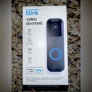 Blink Video Doorbell With Two Way Audio.